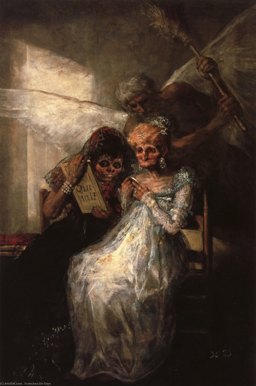 Time And The Old Women — Francisco José De Goya Y Lucientes