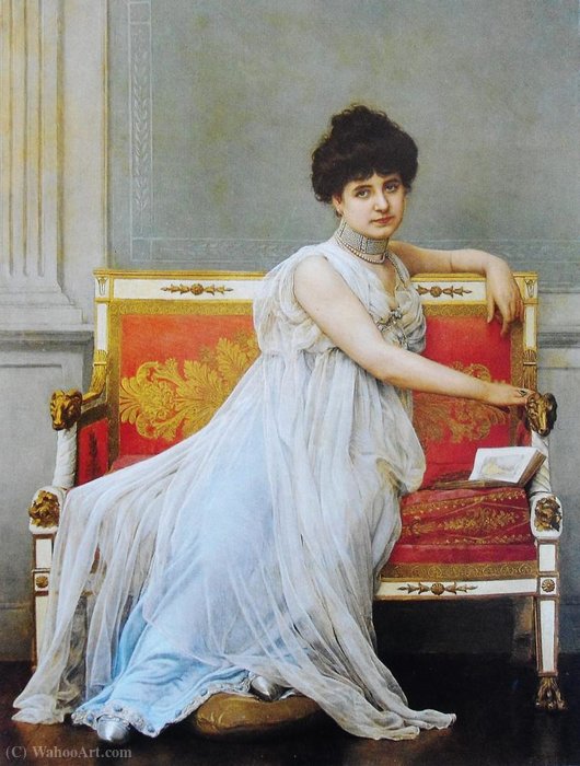 Portrait Of A Noble Woman — Jan Van Beers