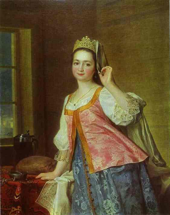 Portrait Of A. D. Levitzkaya, Artist's Daughter — Dmitry Grigoryevich Levitsky