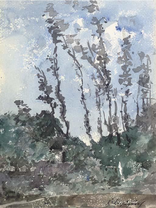 A Study Of Trees — Henri-joseph Harpignies