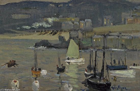 Twilight, St. Ives — Richard Hayley Lever