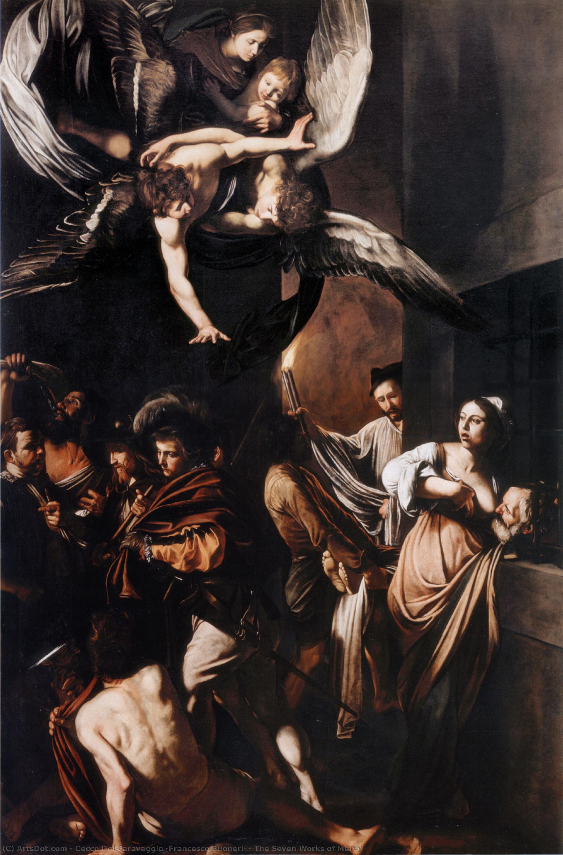 The Seven Works Of Mercy — Cecco Del Caravaggio (francesco Buoneri)