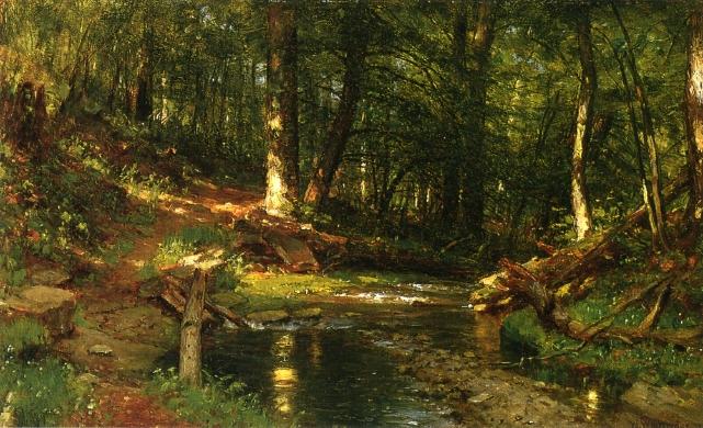I Come From Haunts Of Coot And Hearn (also Known As A Brook In The Woods) — Thomas Worthington Whittredge