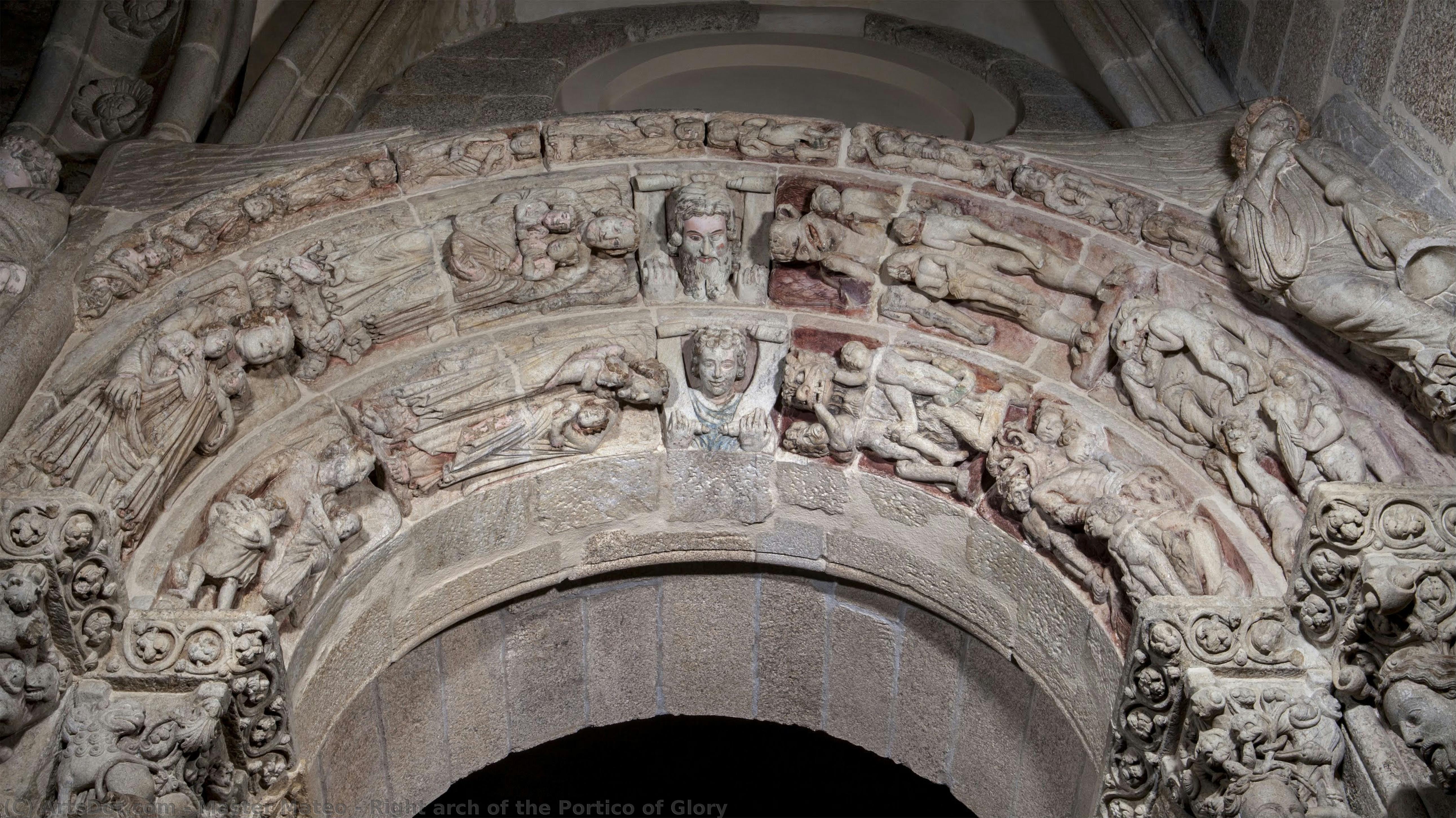 Right Arch Of The Portico Of Glory — Meister Mateo