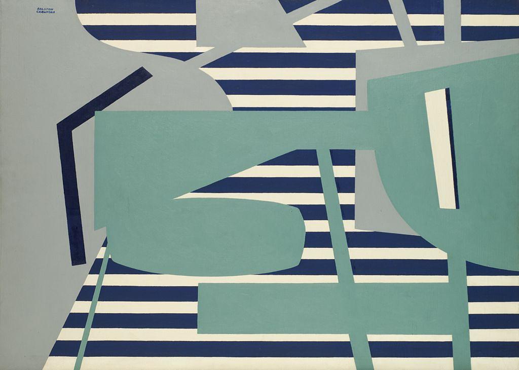 Factory With Lights — Ralston Crawford