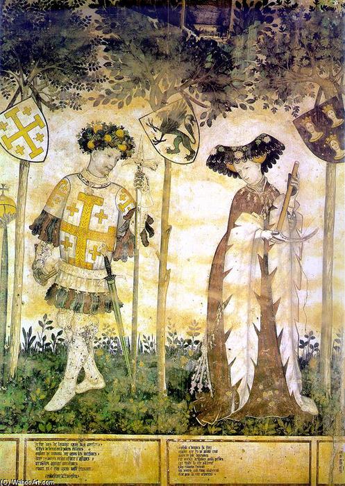 Hero And Heroine (detail) — Jacques Iverny