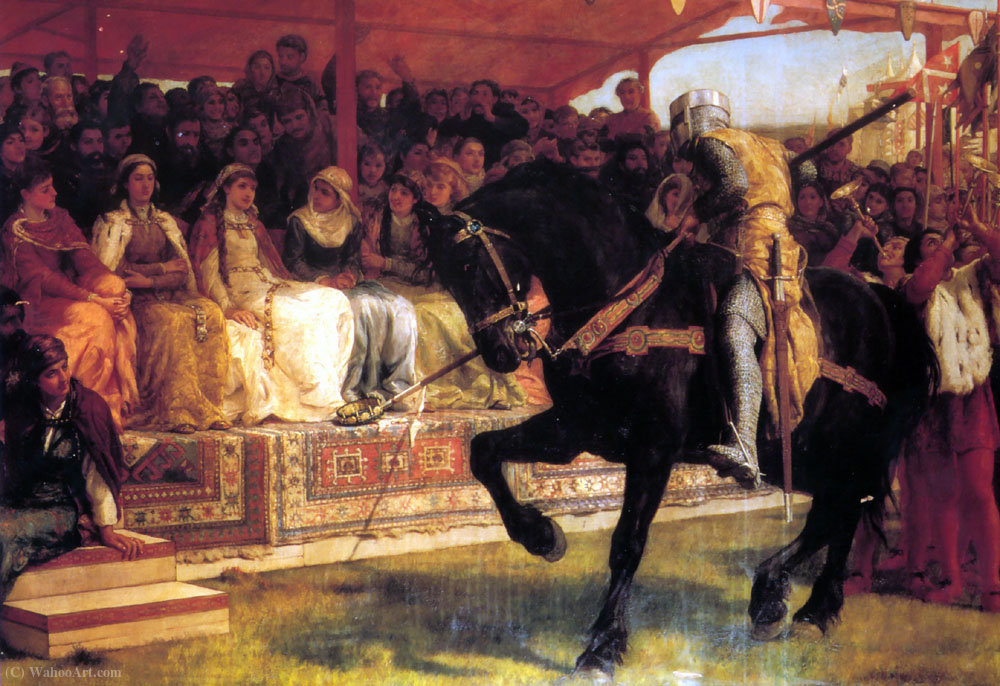 The Queen Of The Tournament Ivanhoe — Francis Williams Topham