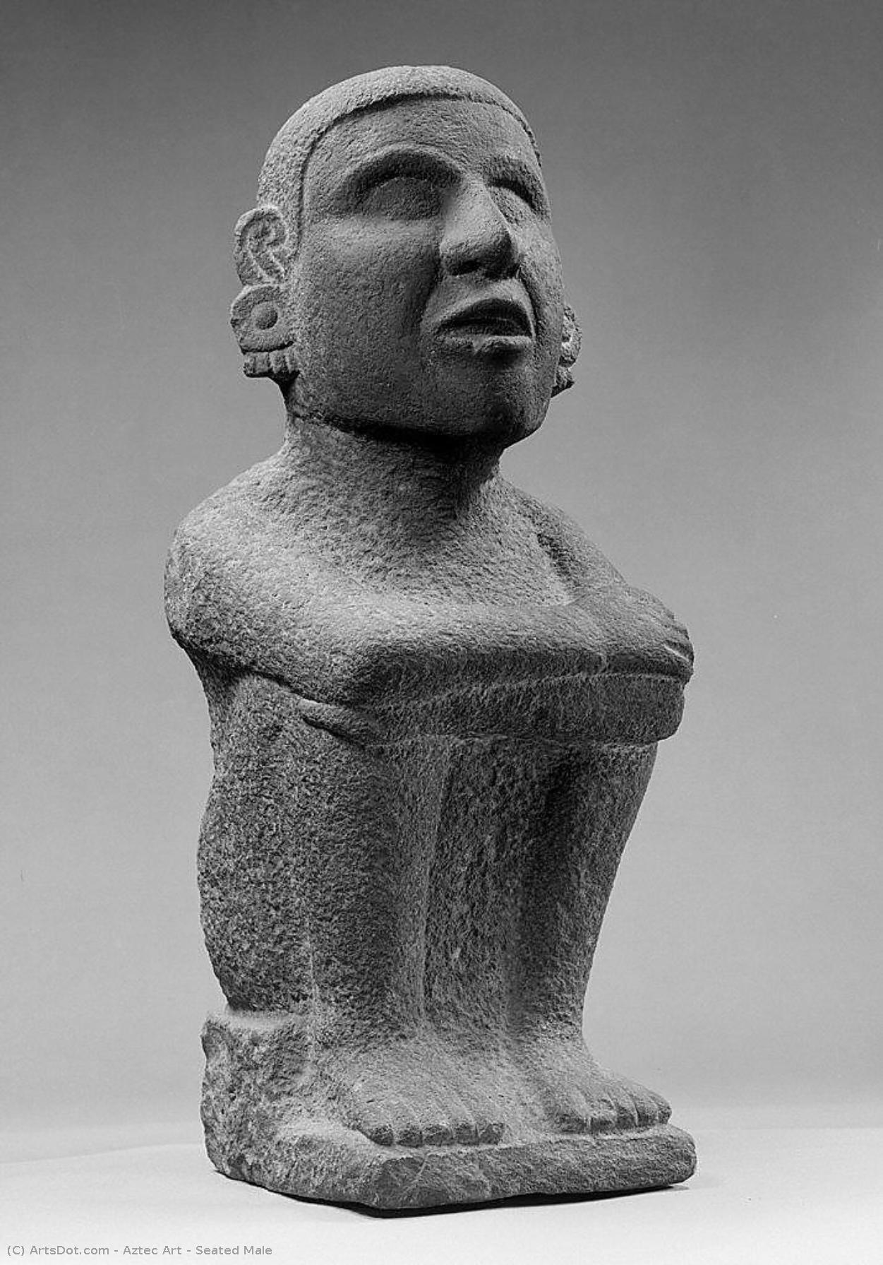 Seated Male — Империя Ацтеков