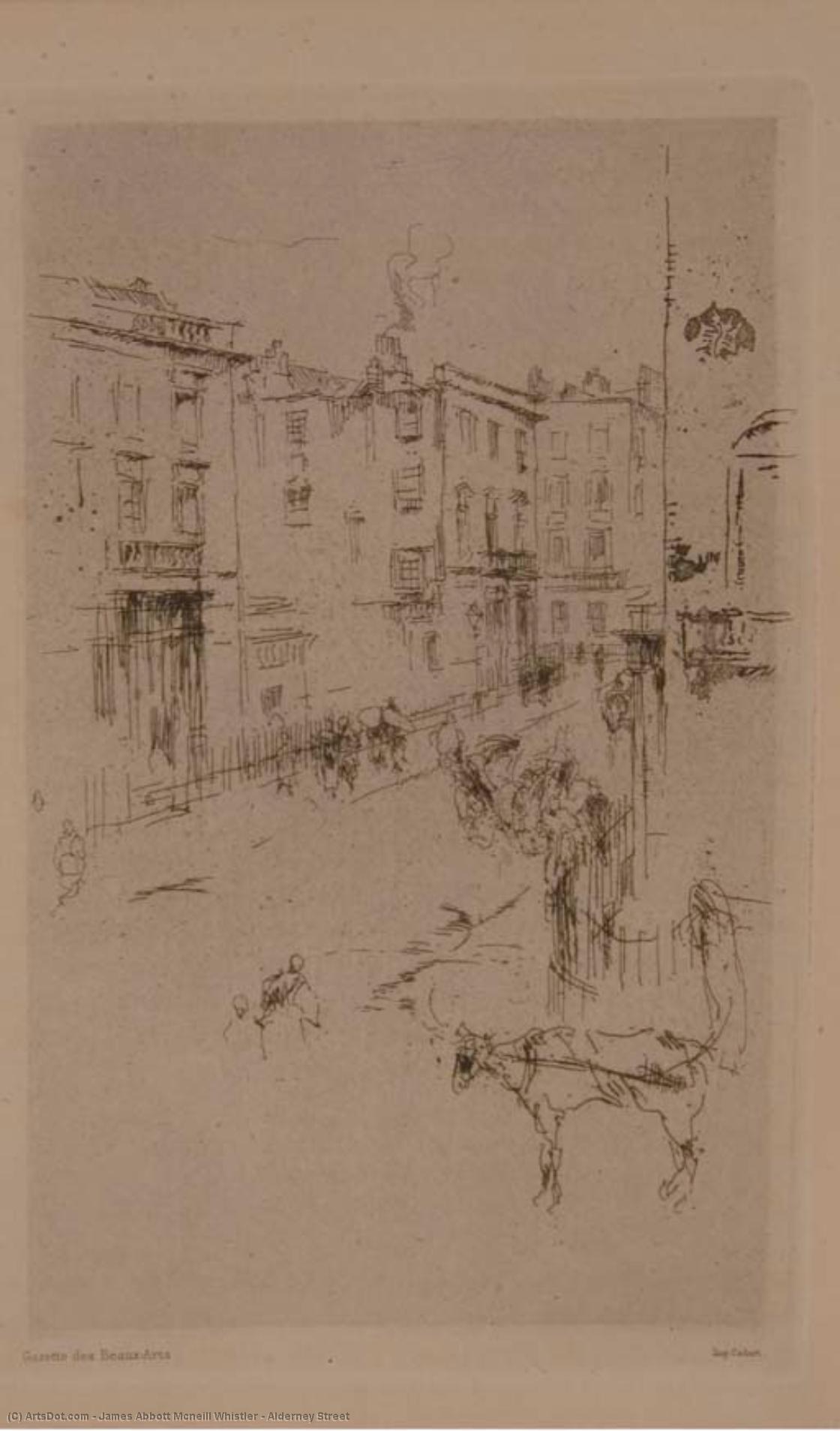 Alderney Street — James Abbott Mcneill Whistler