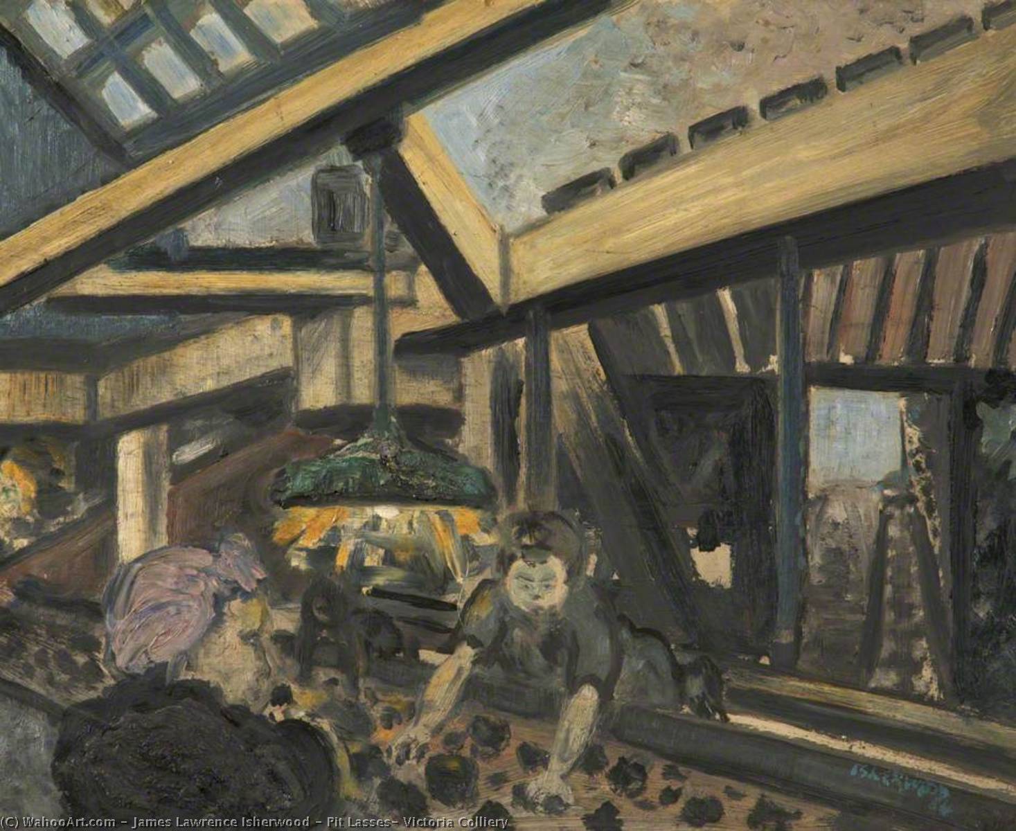 Pit Lasses, Victoria Colliery — James Lawrence Isherwood