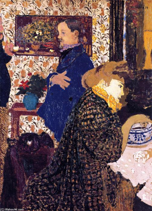 Misia And Vallotton At Villeneuve — Jean-édouard Vuillard