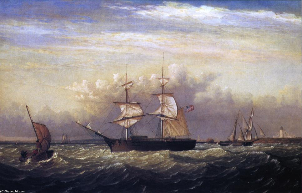 Off Ten Pound Island, Gloucester Harbor, Massachusetts — Fitz Henry Lane