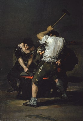 The Forge, C.1815-1820, Frick Coll. Ny — Francisco José De Goya Y Lucientes