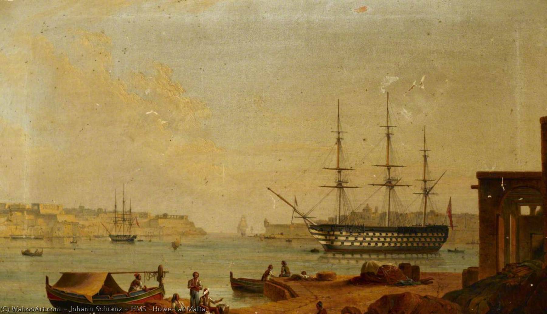 Hms 'howe' At Malta — Johann Schranz