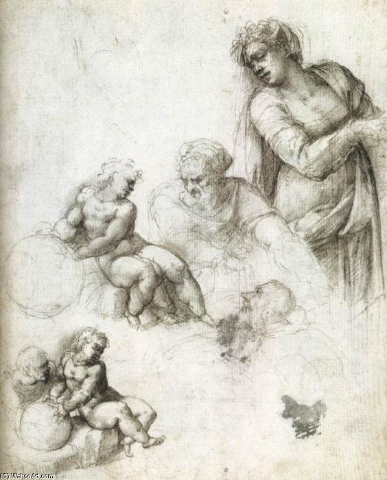 Holy Family With A Donor And The Infant St John (recto) — Sebastiano Del Piombo