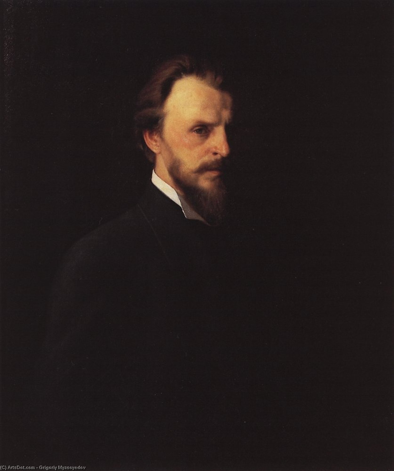 Self-portrait — Grigoriy Myasoyedov