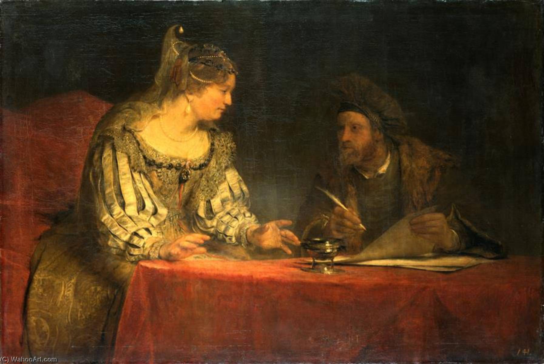 Esther And Mardochai — Aert De Gelder