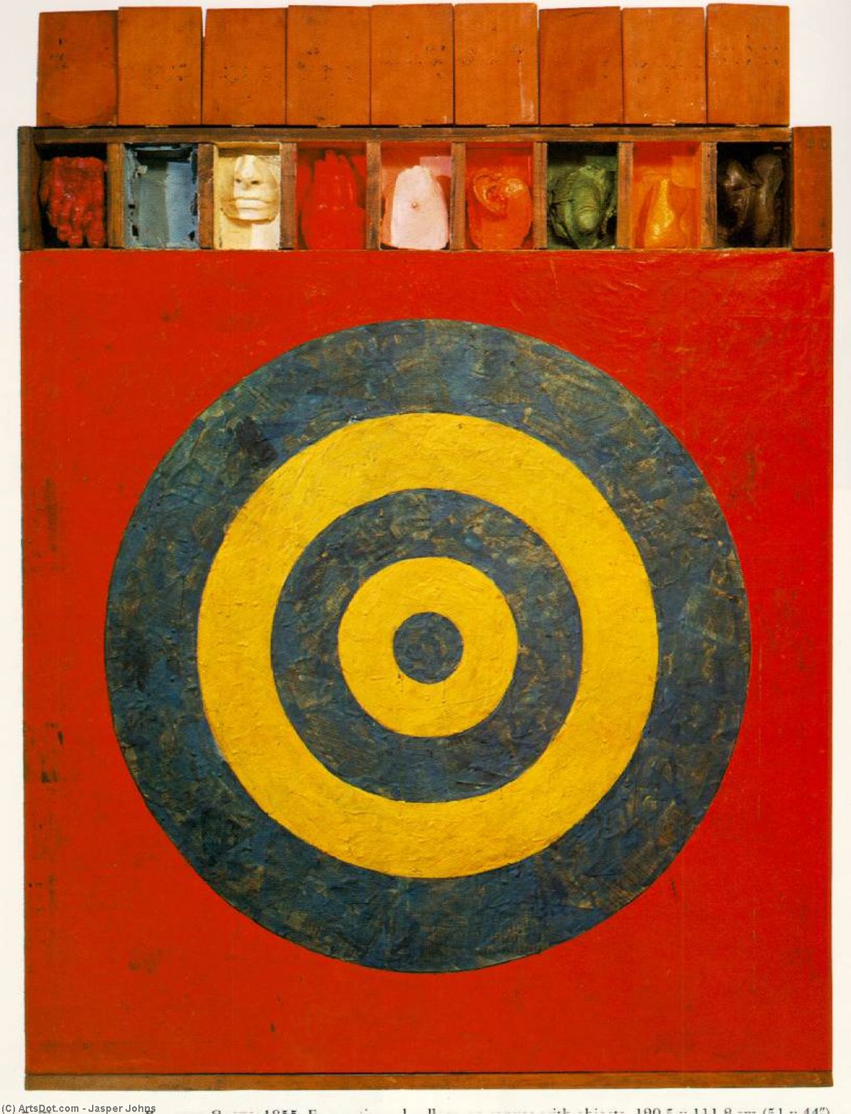 Target With Plaster Casts — ジャスパー・ジョーンズ