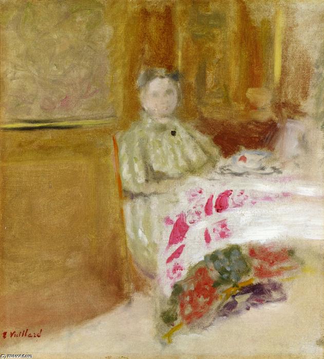 Madame Vuillard At Table — Jean-édouard Vuillard
