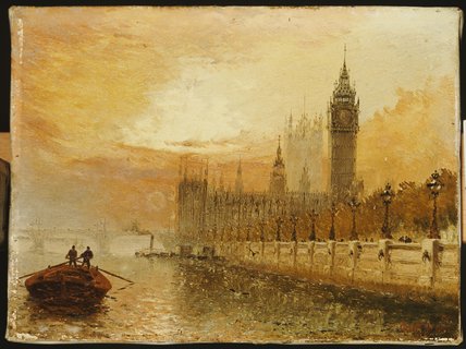 View Of Westminster From The Thames — Claude Thomas Stanfield Moore