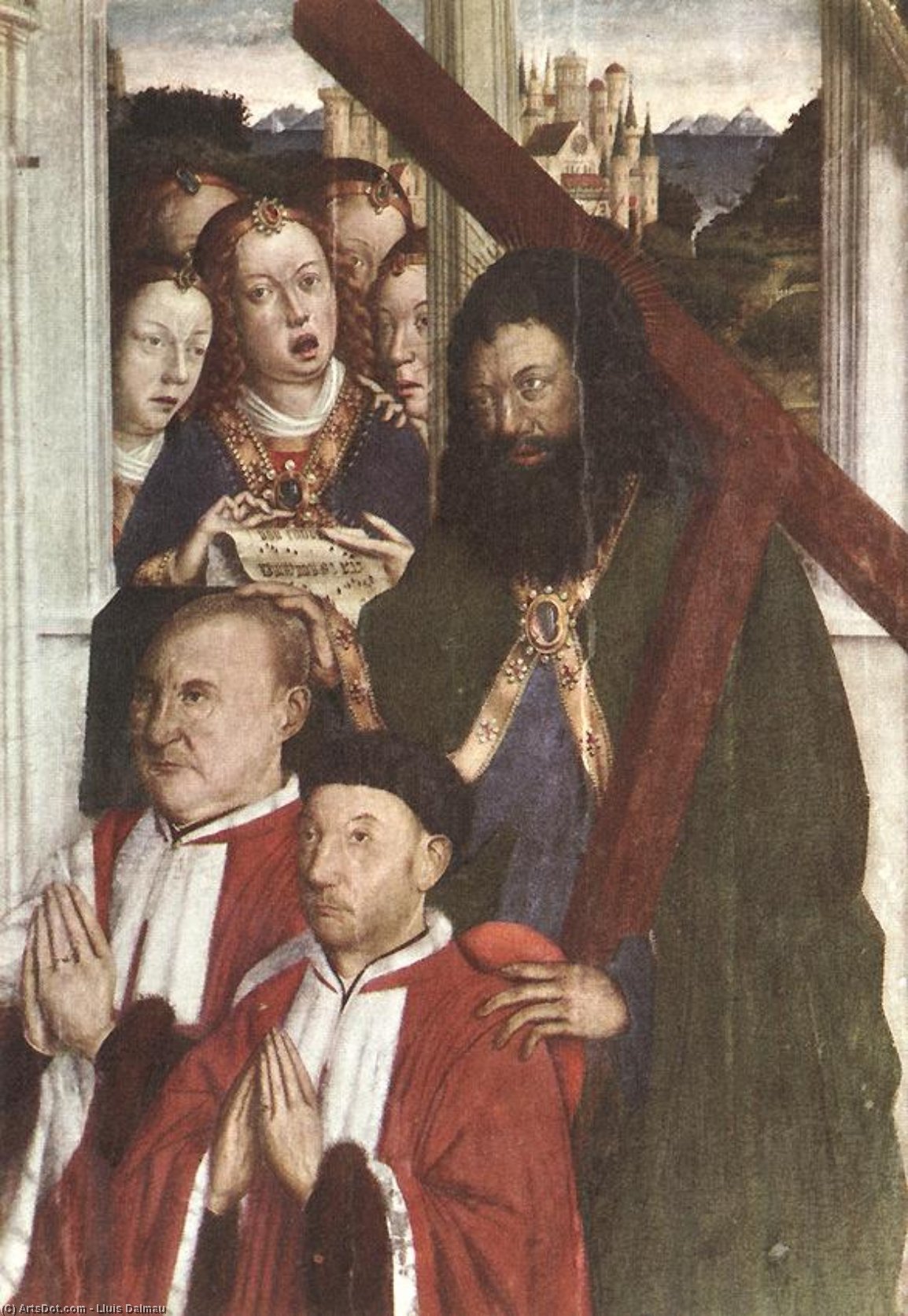 Altarpiece Of The Councillors (detail) — Lluís Dalmau