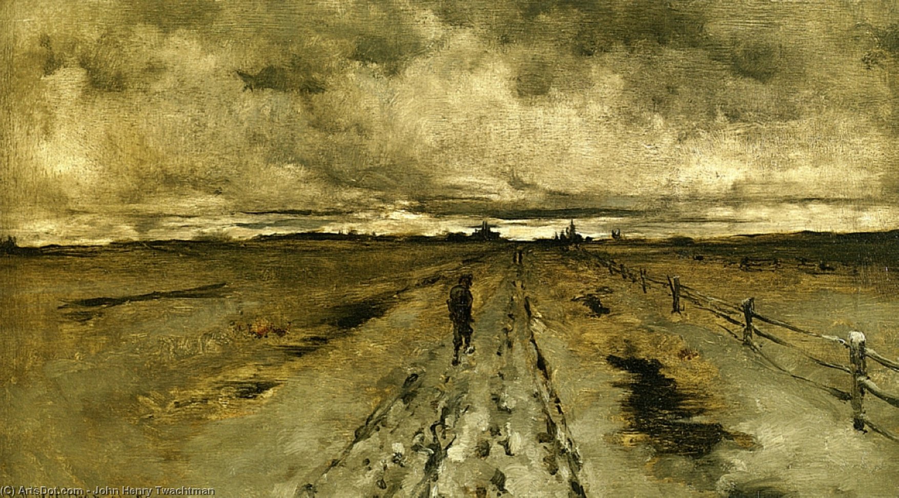 Road Scene, Cincinnati — Џон Хенри Твактман