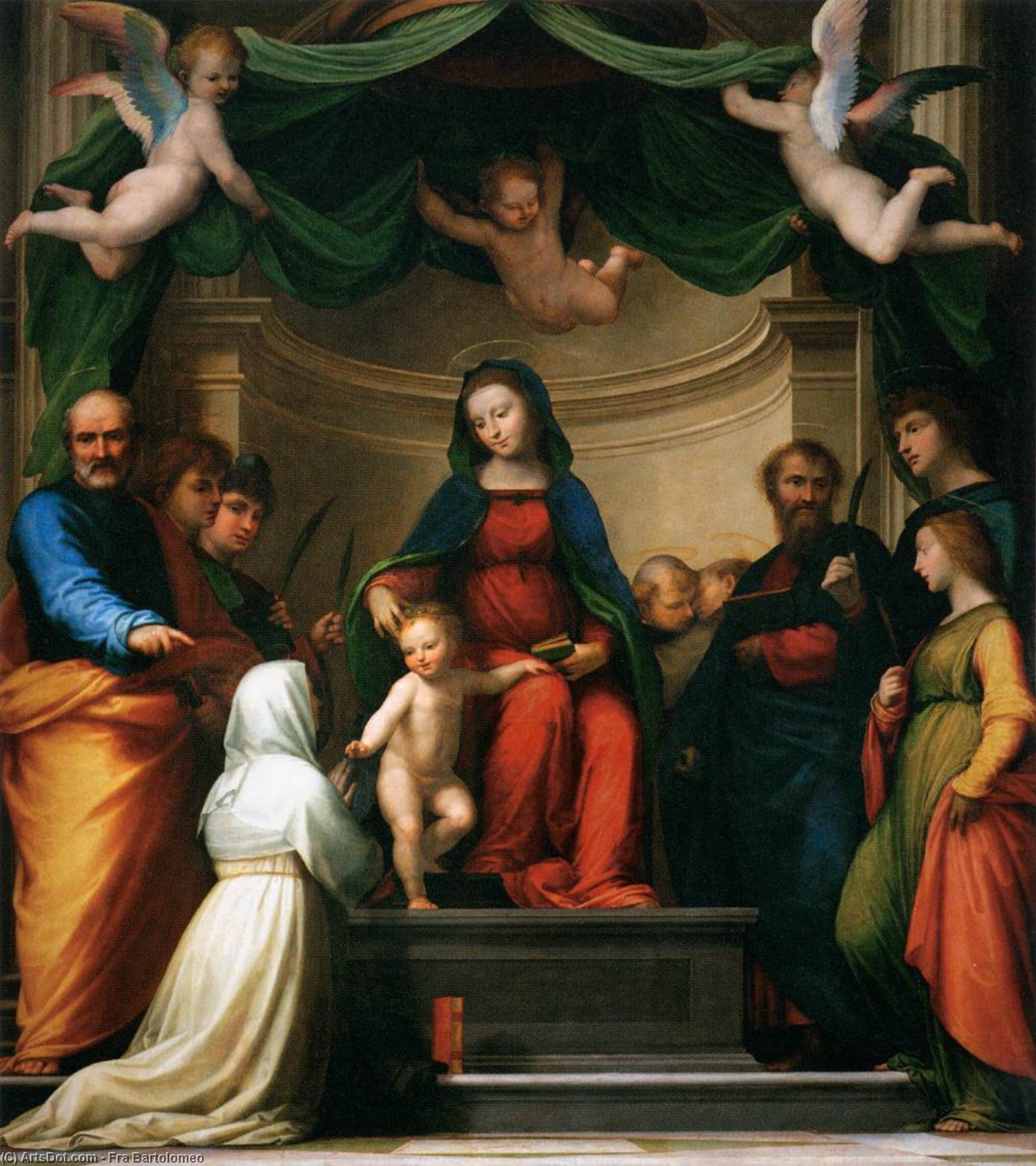 The Marriage Of St Catherine Of Siena — Fra Bartolomeo
