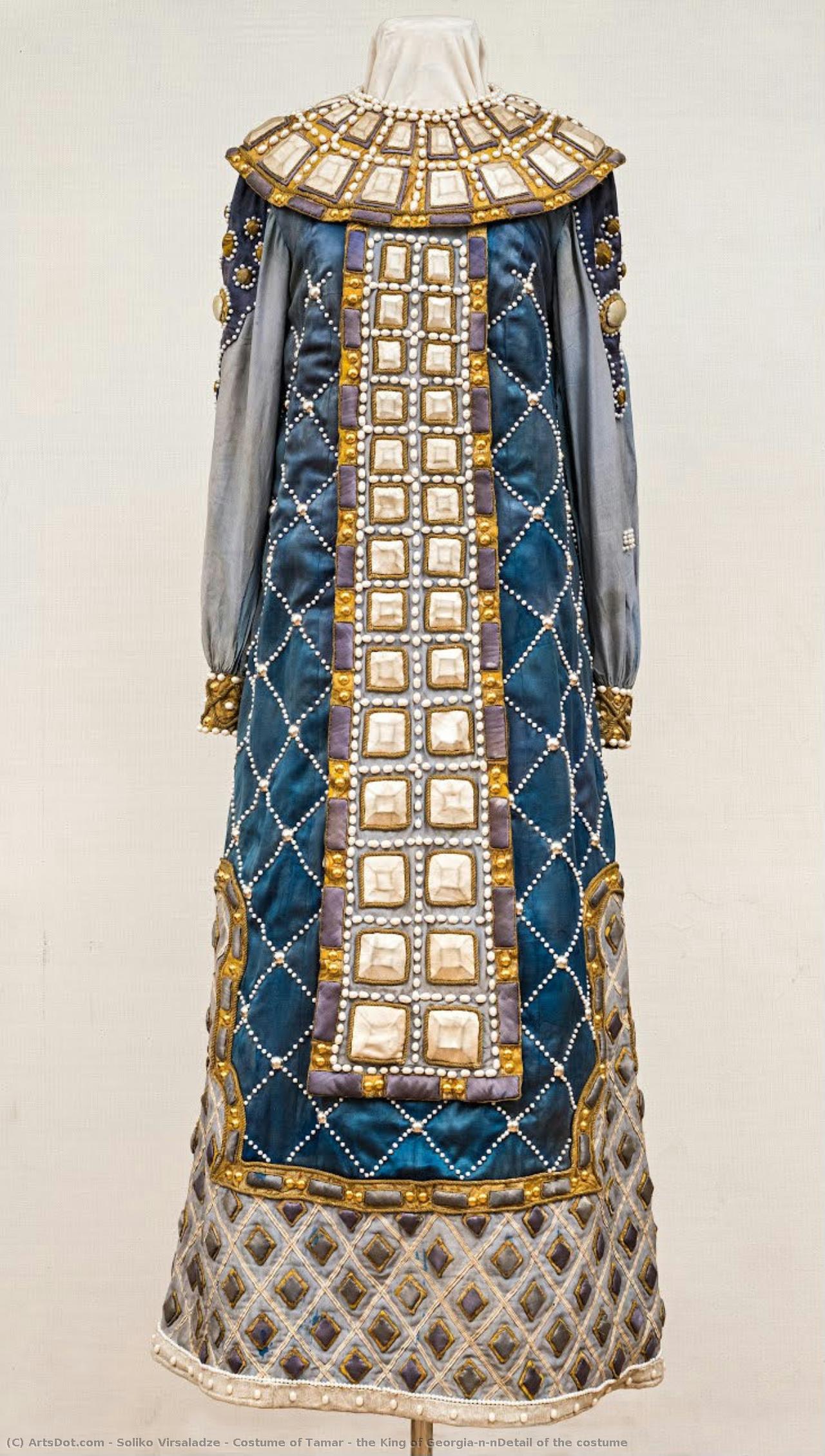 Costume Of Tamar - The King Of Georgia\n\ndetail Of The Costume — Soliko Virsaladze
