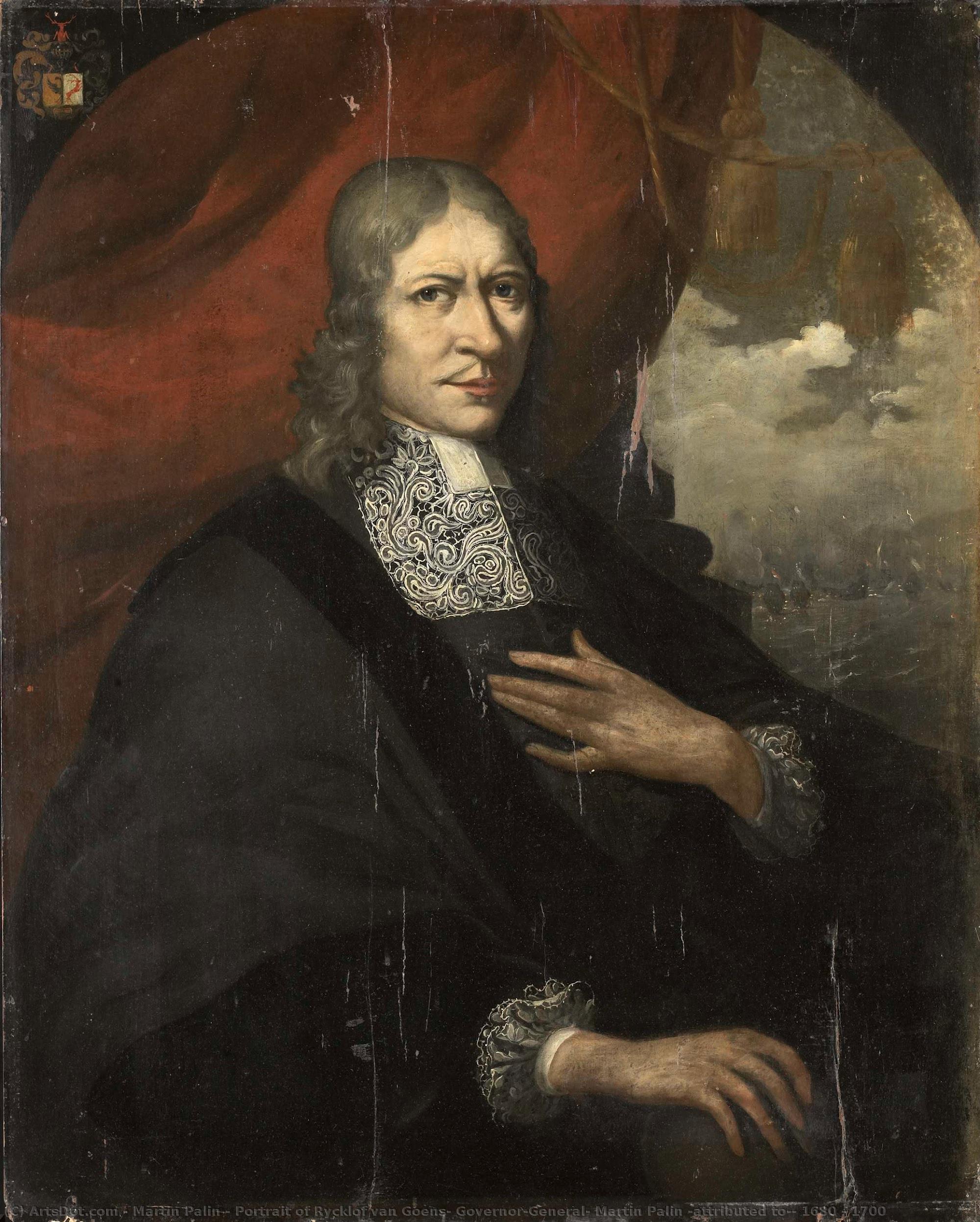 Portrait Of Rycklof Van Goens, Governor-general, Martin Palin (attributed To), 1680 - 1700 — Martin Palin