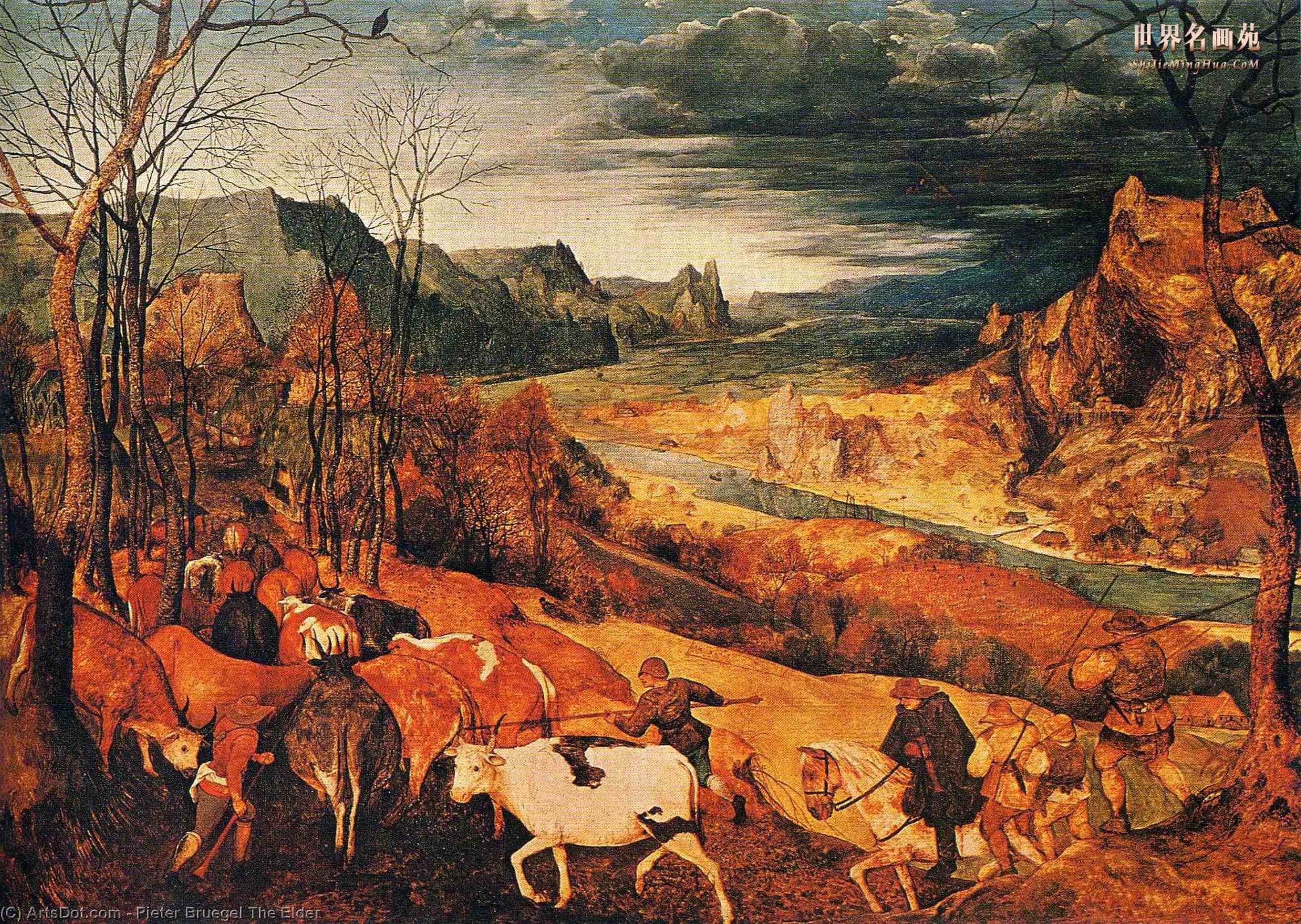 El Regreso De La Manada (otoño) — Pieter Bruegel El Viejo