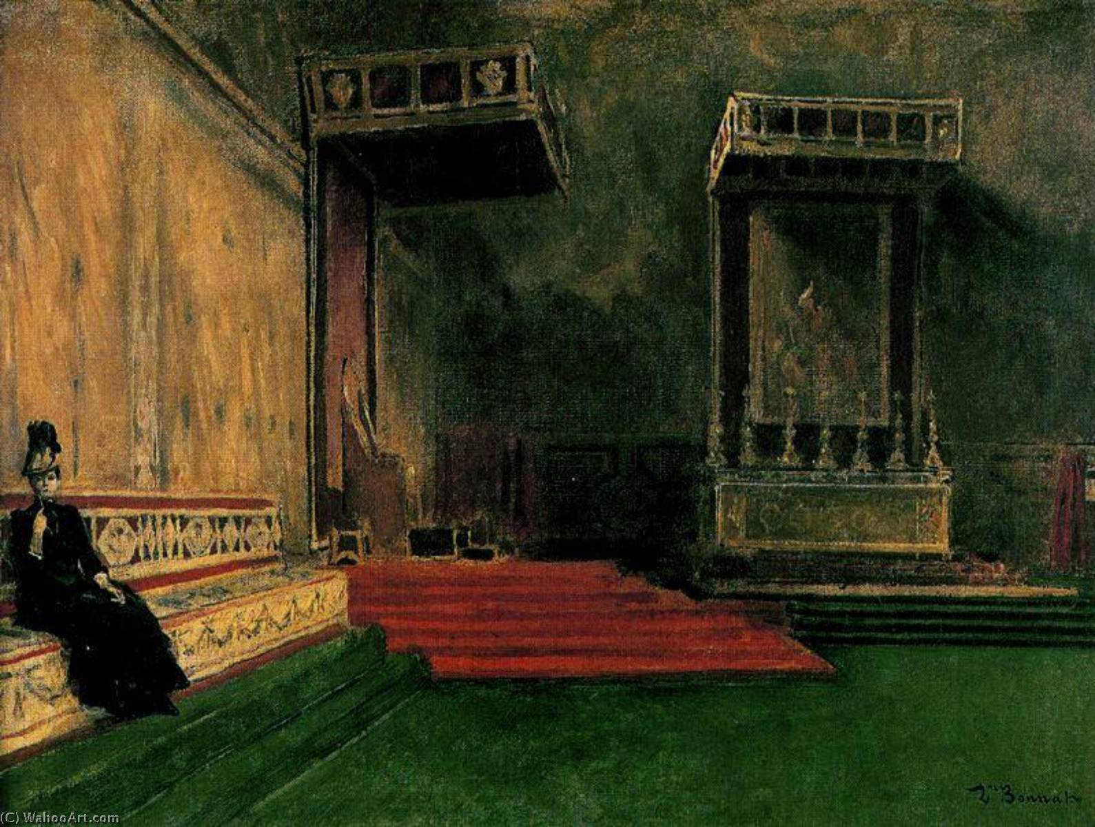 Interior Of The Sistine Chapel — Léon Joseph Florentin Bonnat