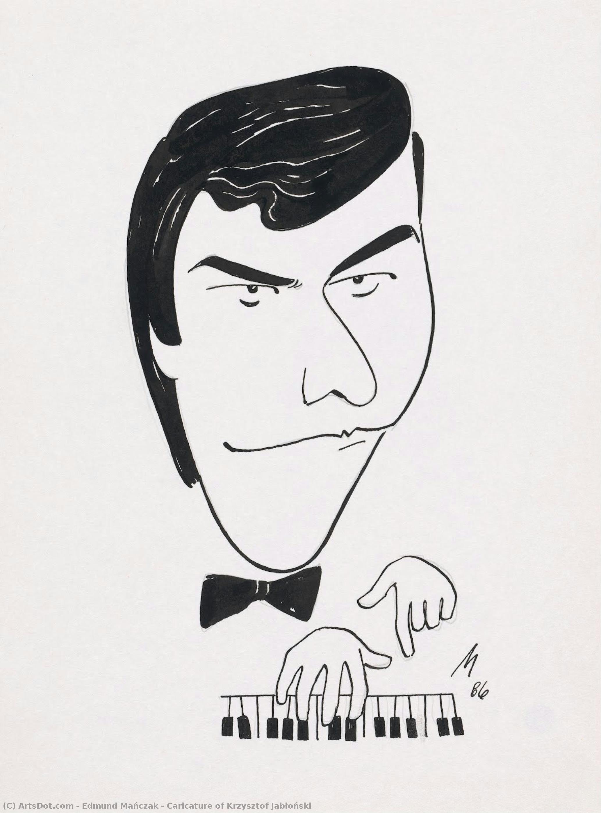 Caricature Of Krzysztof Jabłoński — Edmund Mańczak