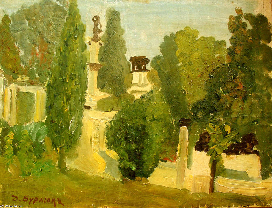 In A Park — David Davidovič Burliuk