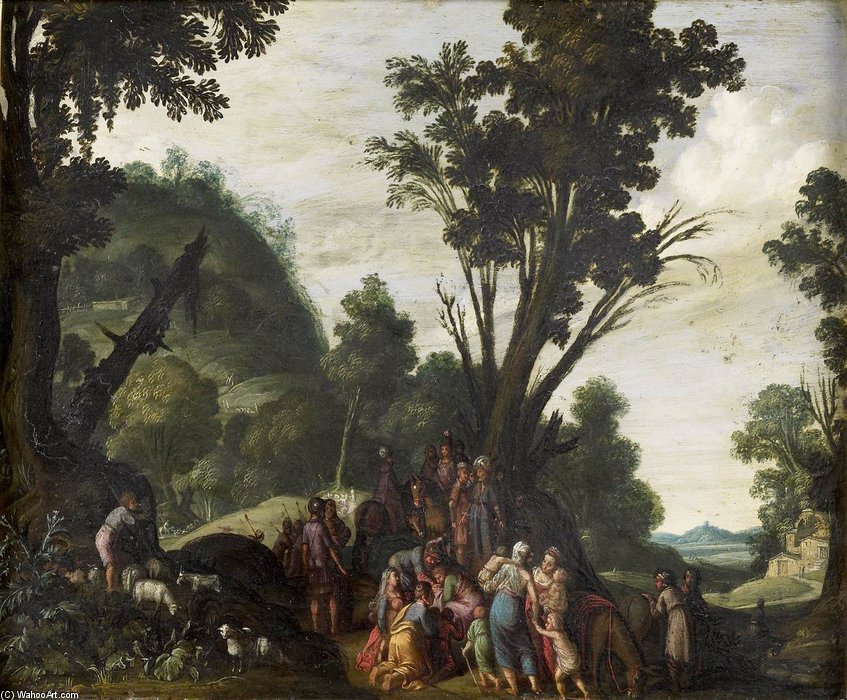 Meeting Of Jacob And Esau — Jacob Symonsz Pynas