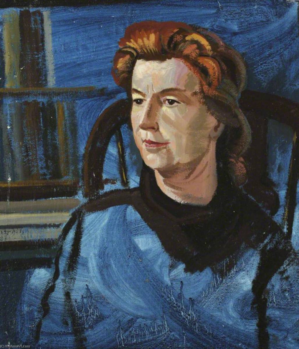 Portrait Of A Lady In Blue — Ronald Power