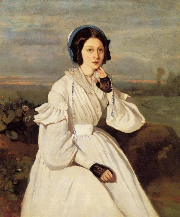 Claire Sennegon, Corots Nichte, Später Madame Charmois — Jean-baptiste-camille Corot