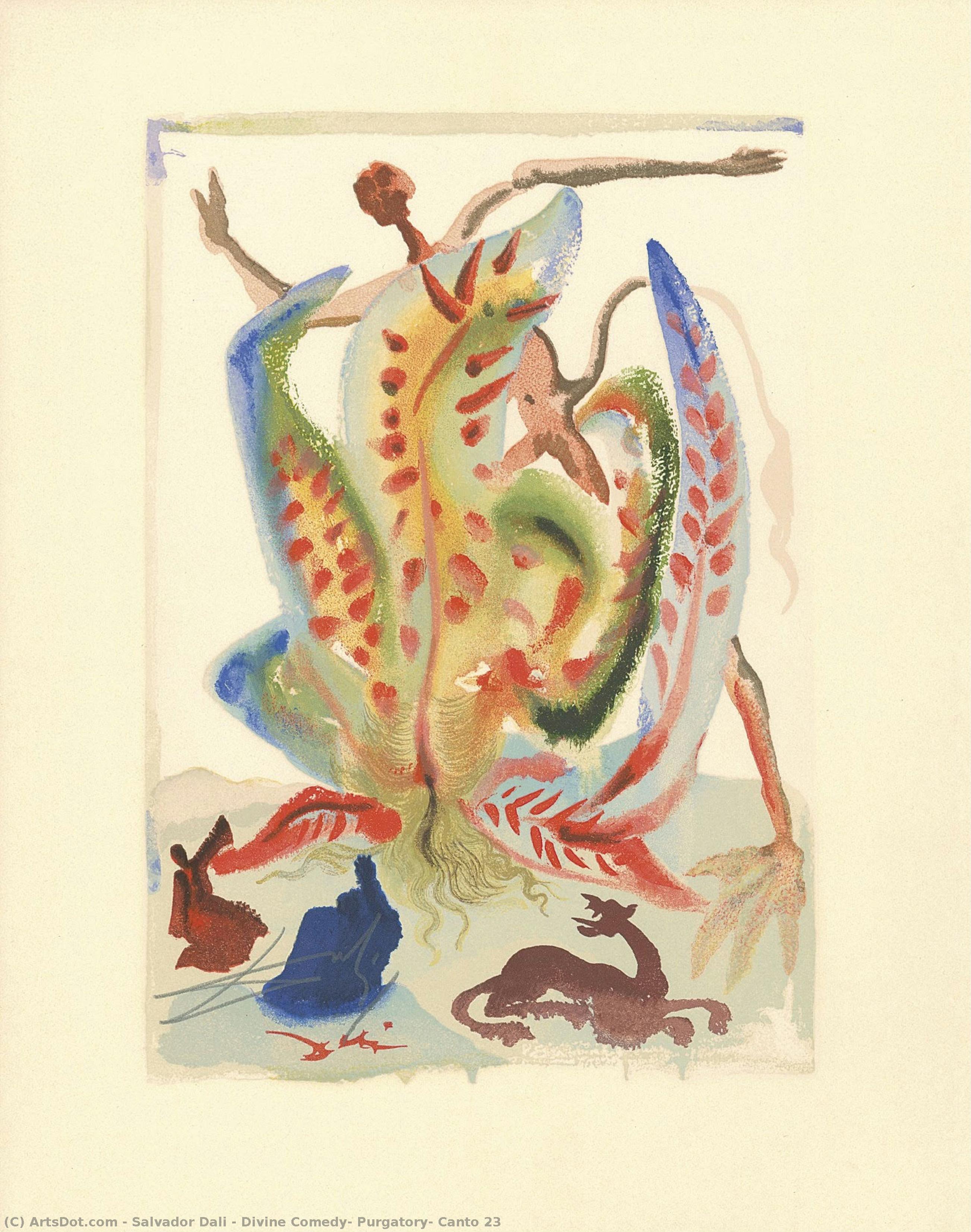 Divine Comedy, Purgatory: Canto 23 — Salvador Dalí