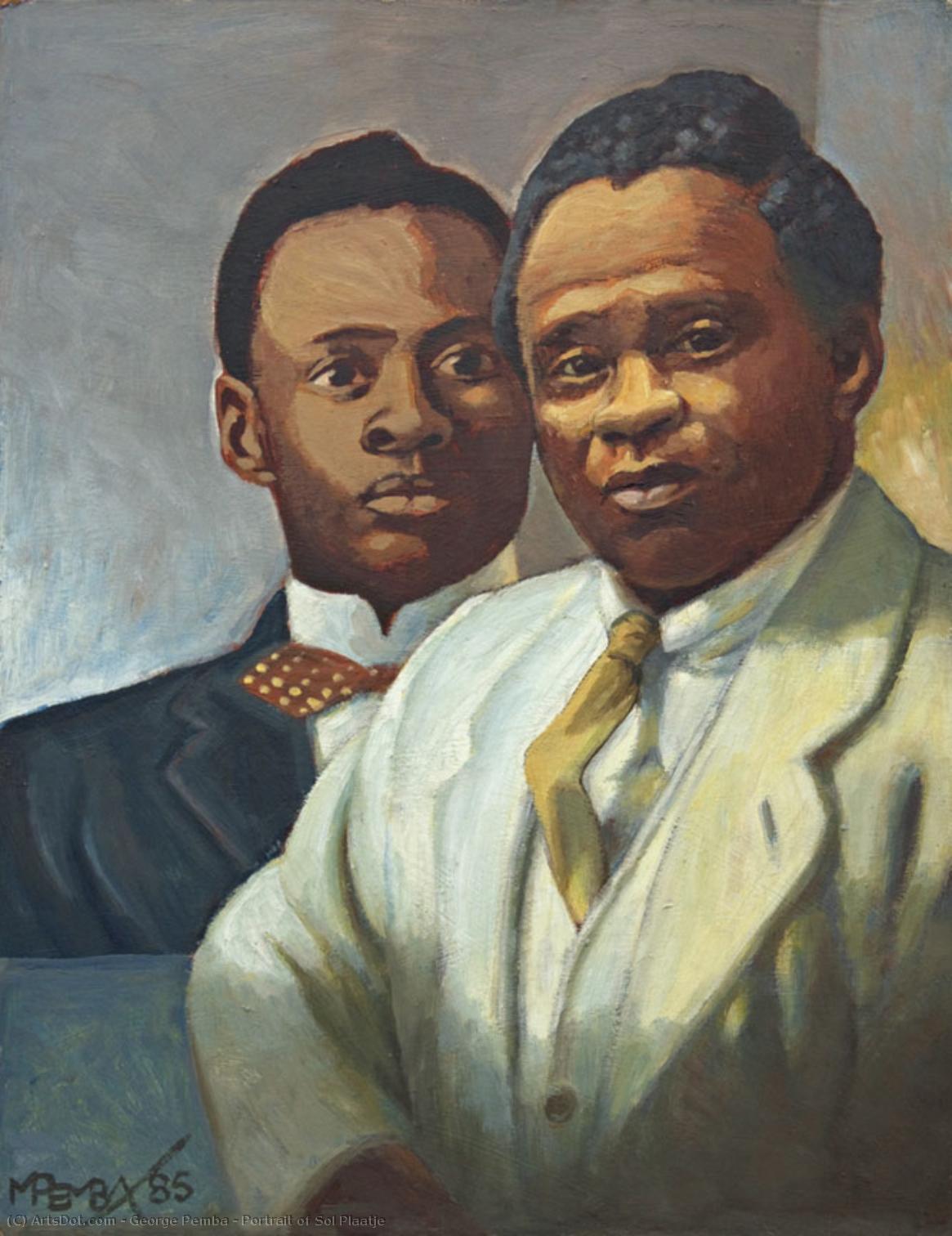 Portrait Of Sol Plaatje — George Pemba