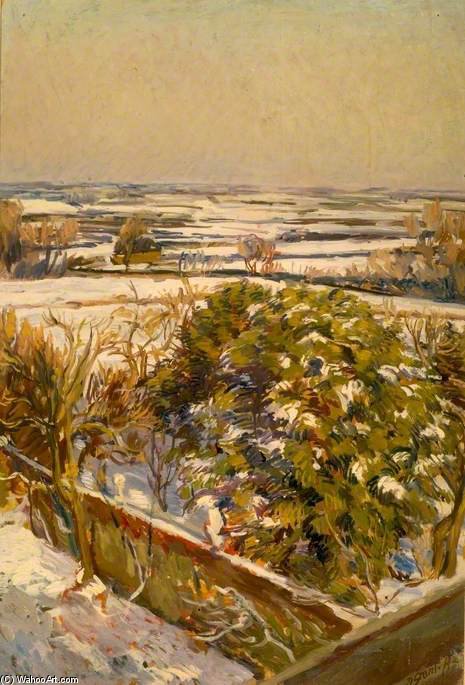 Snow At Charleston, East Sussex — Duncan Grant