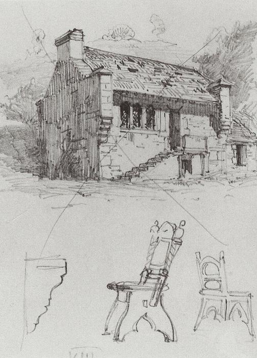 A House. From A Trip To Germany. — Vasily Dmitrievich Polenov