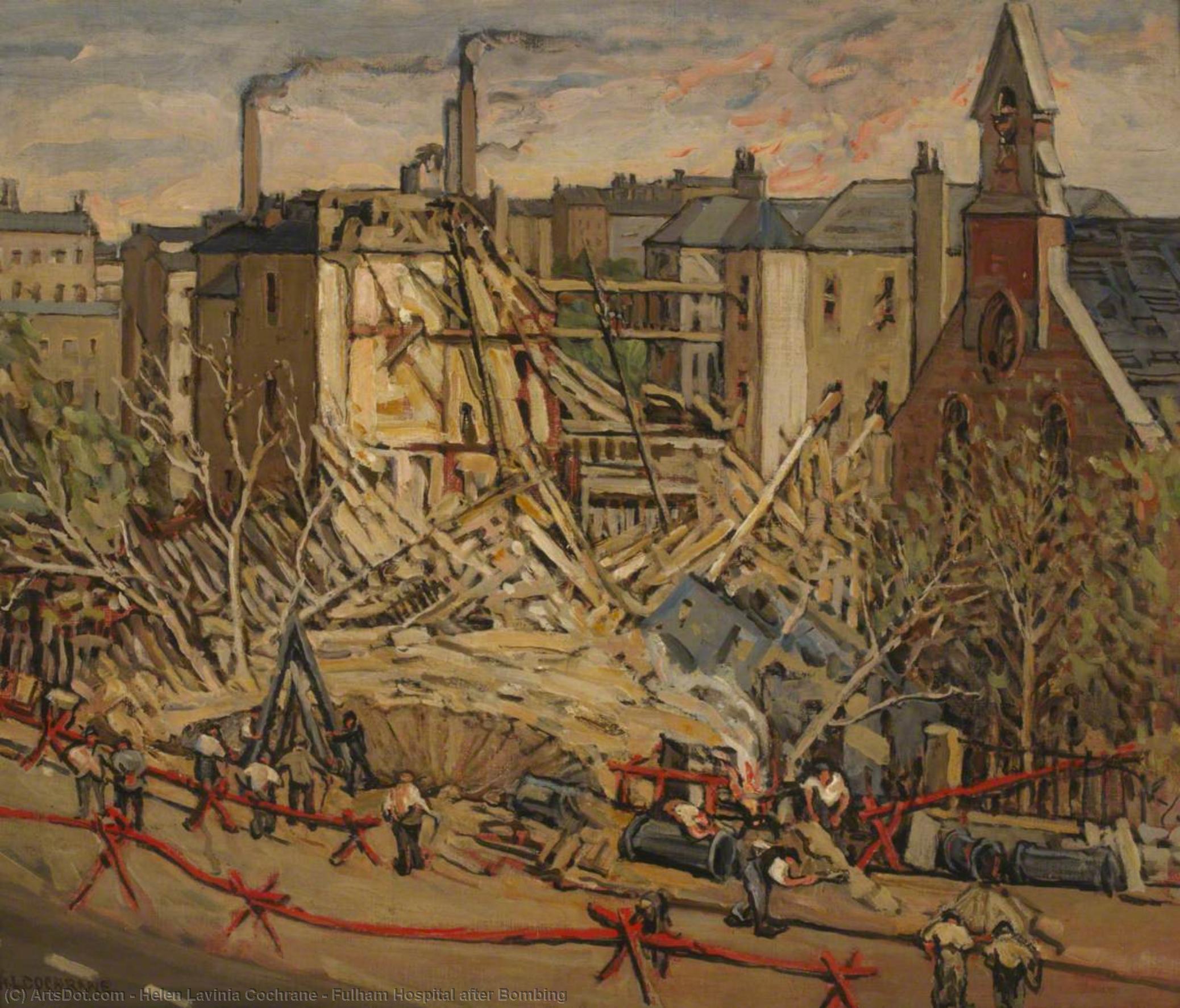 Fulham Hospital After Bombing — Helen Lavinia Cochrane