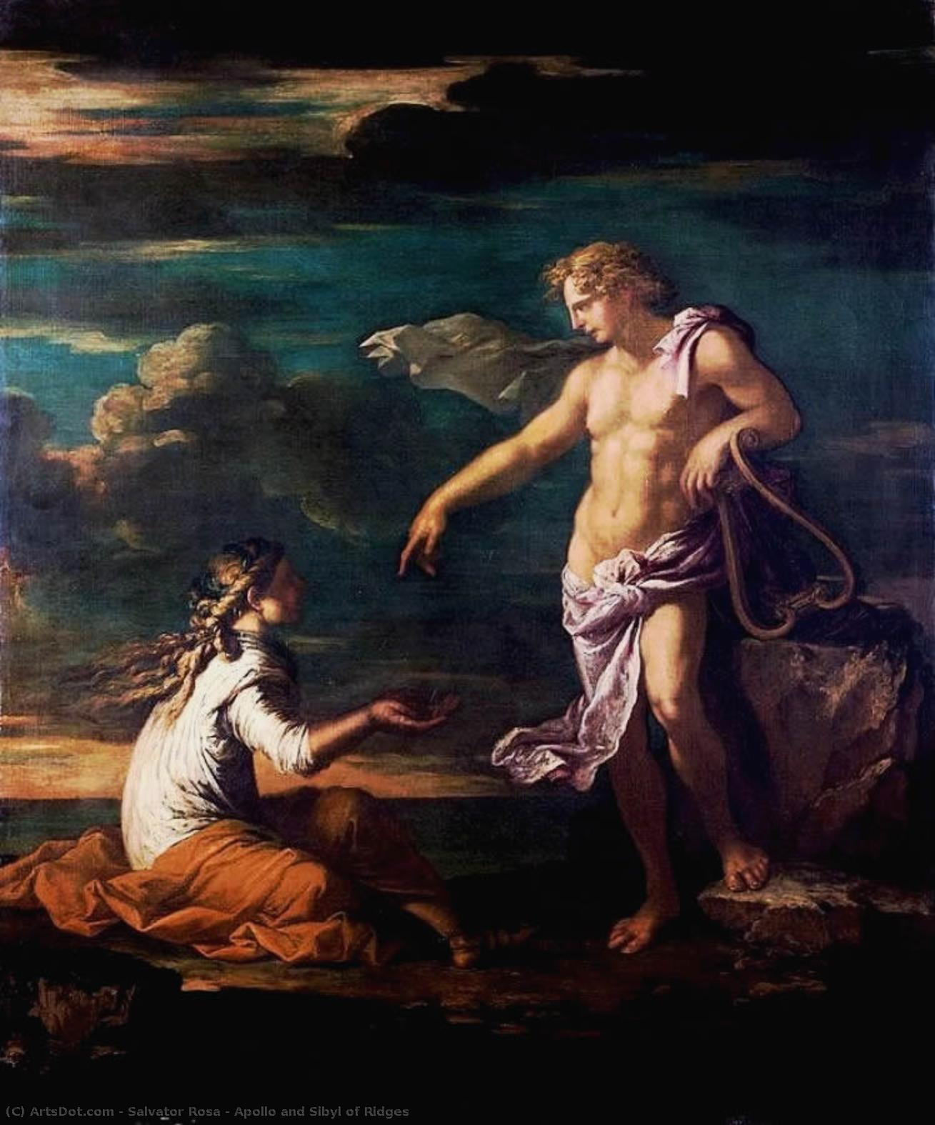 Apollo And Sibyl Of Ridges — Salvator Rosa