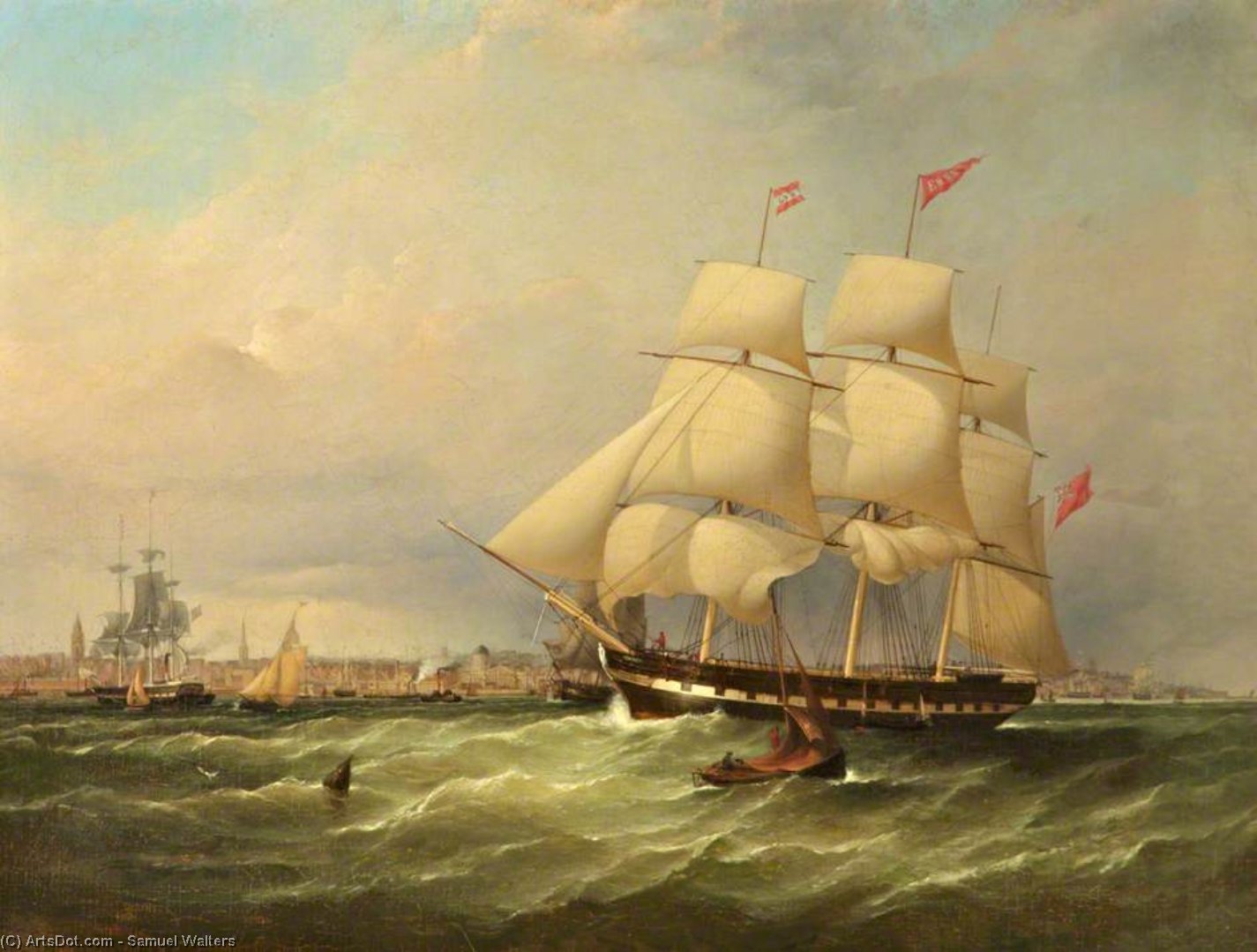 The Sailing Ship 'emma' — Samuel Walters