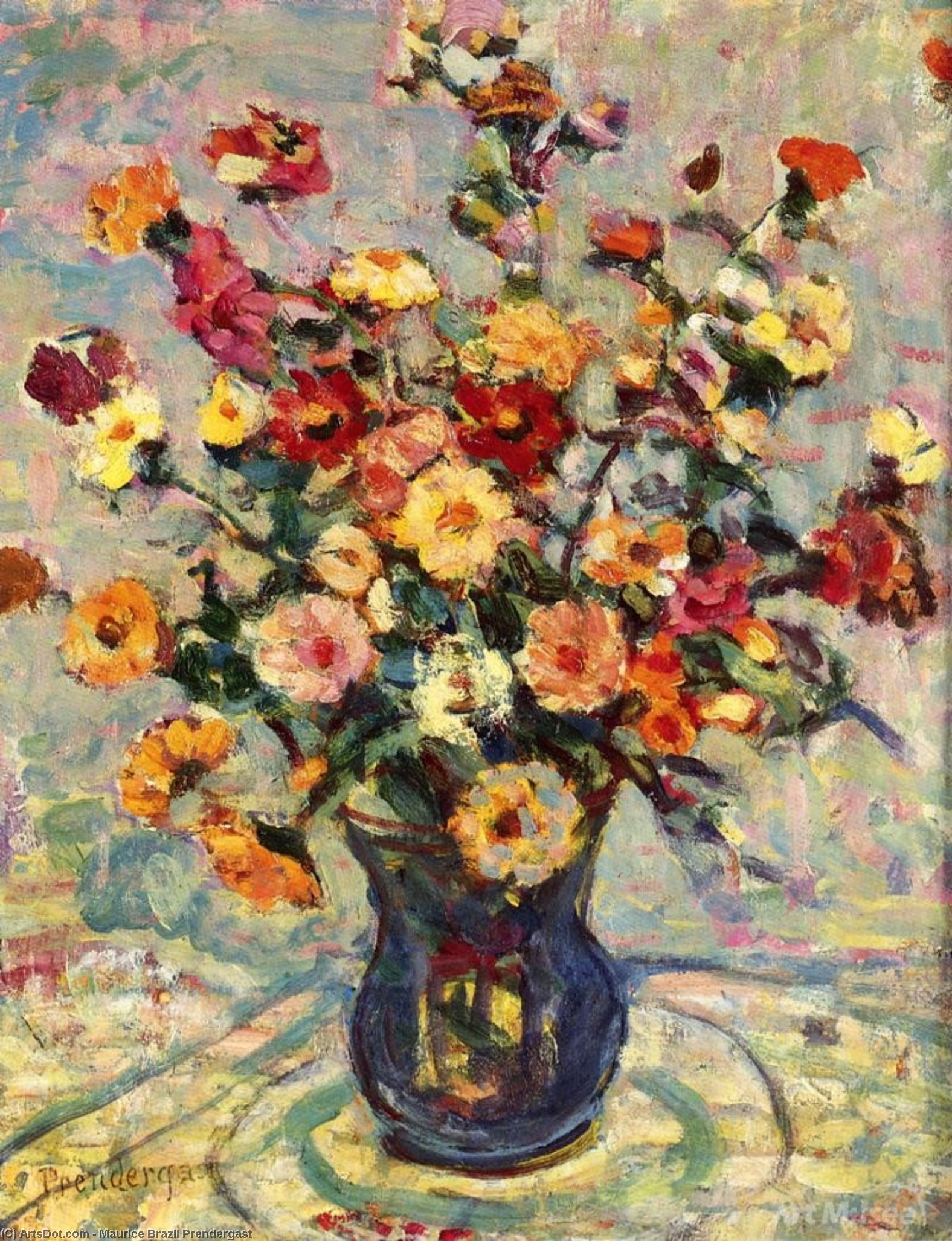 Still Life With Flowers — Maurice Brazil Prendergast