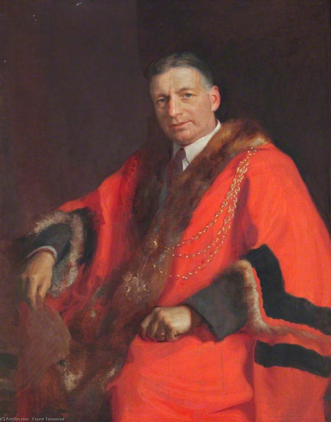 Councillor W. R. Womersley, Mayor Of Grimsby — Ernest Townsend