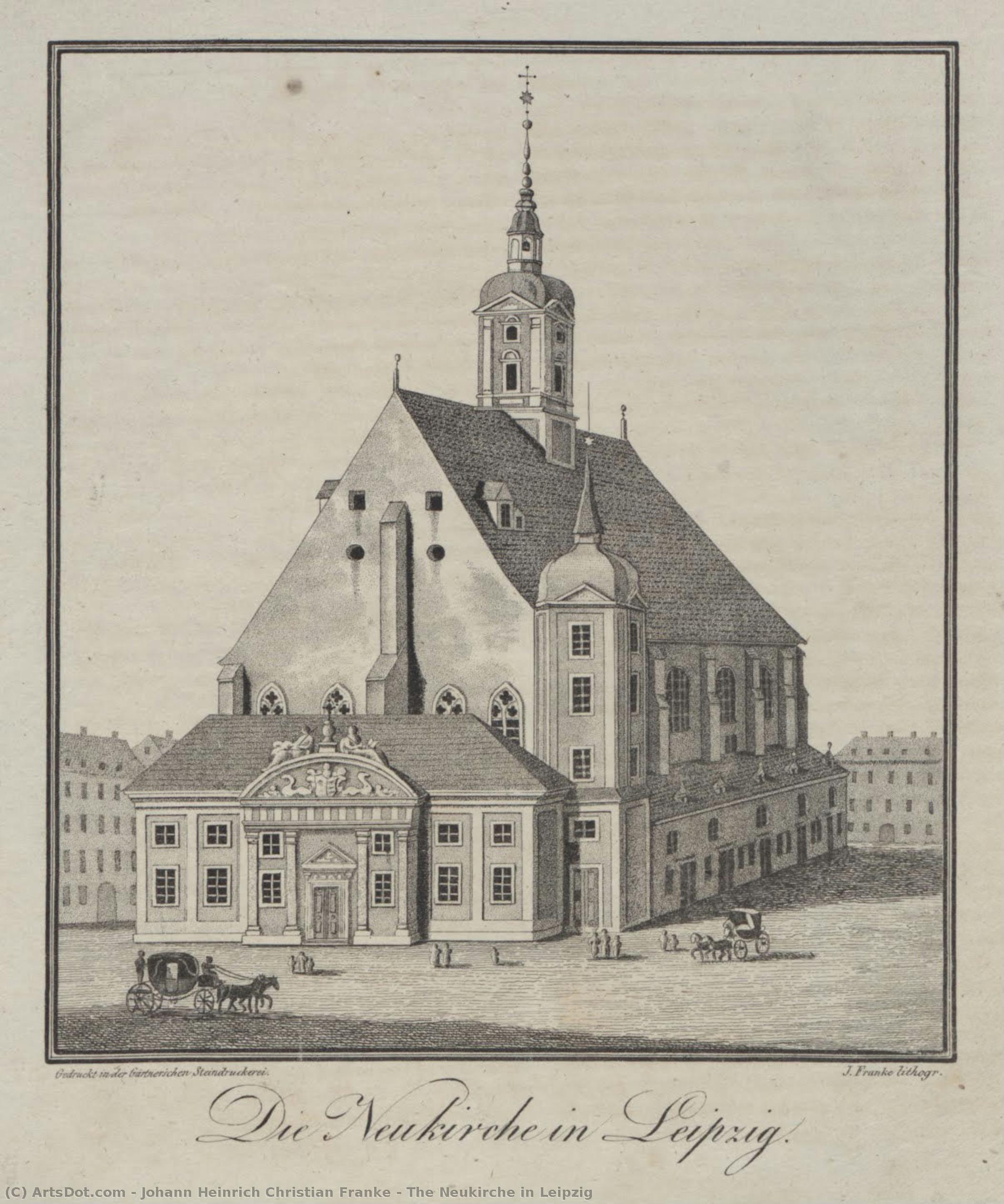 The Neukirche In Leipzig — Johann Heinrich Christian Franke