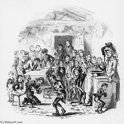 The Internal Economy Of Dotheboys Hall — Hablot Knight Browne