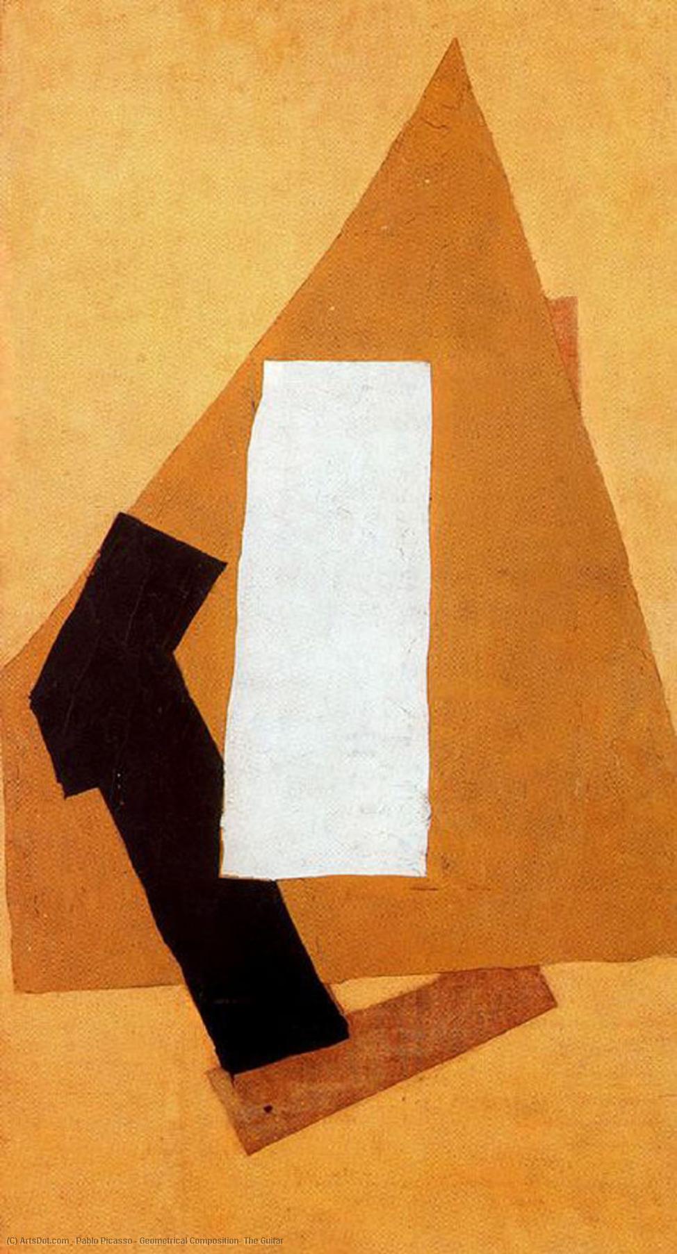 Geometrical Composition: The Guitar — Пабло Пикассо