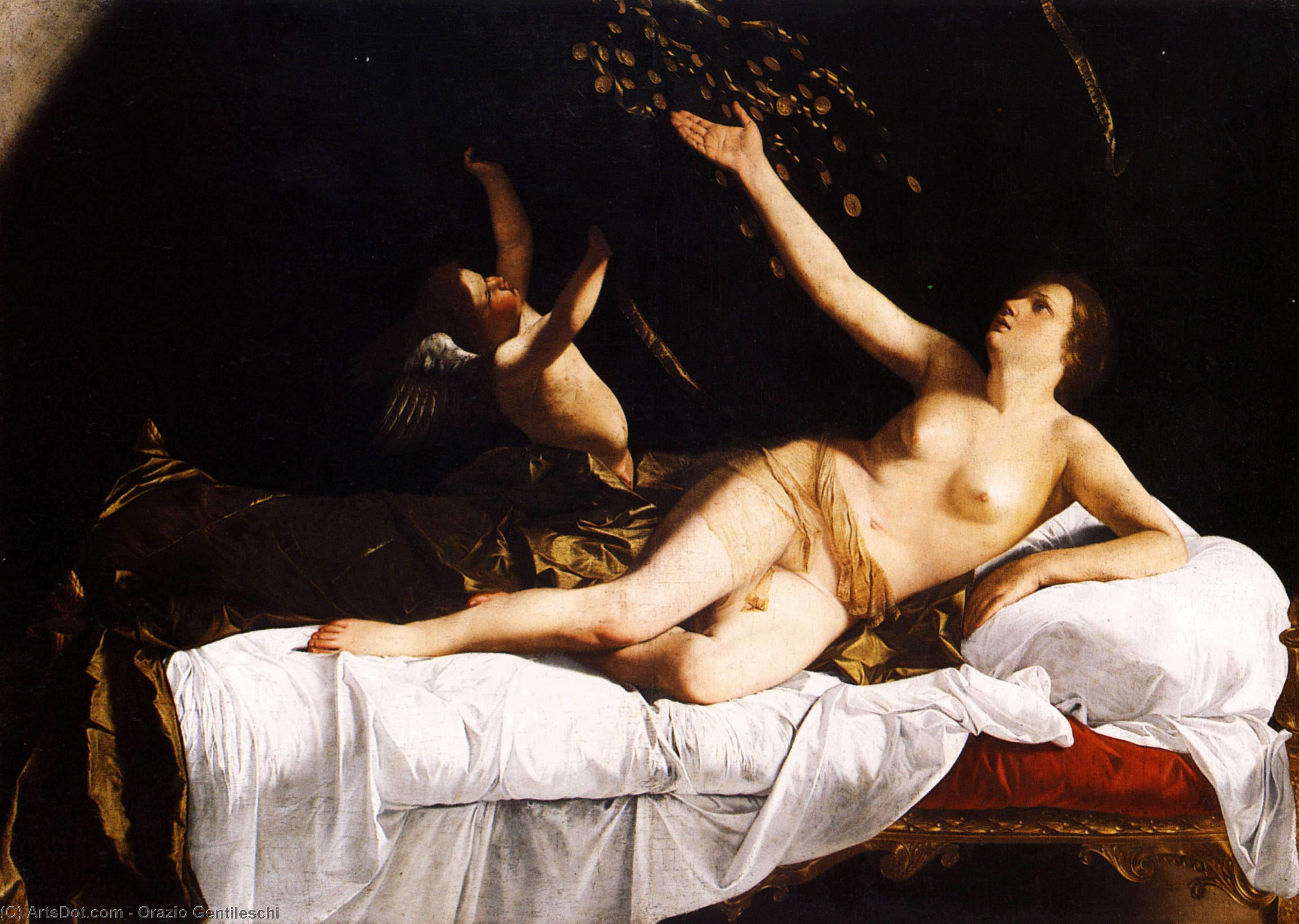 Danaë — Орацио Џентилески