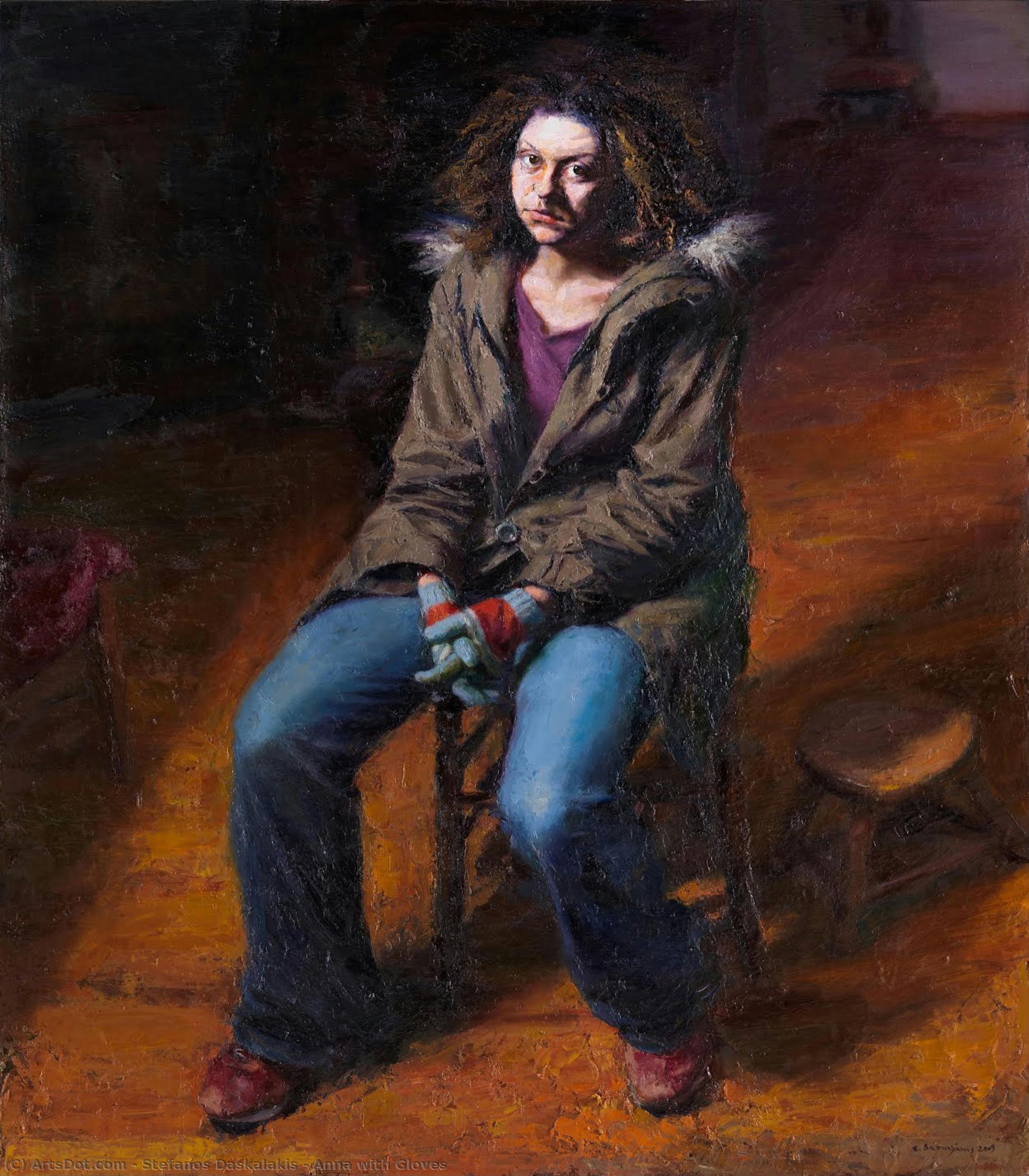 Anna With Gloves — Stefanos Daskalakis